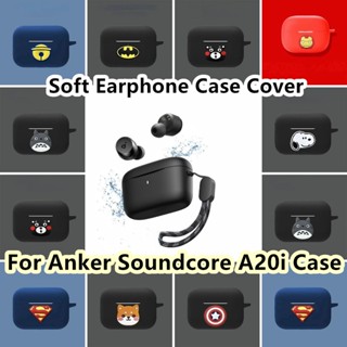 【imamura】เคสหูฟัง แบบนิ่ม ลายการ์ตูน สีพื้น สําหรับ Anker Soundcore A20i Anker Soundcore A20i