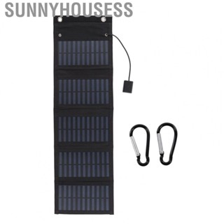 Sunnyhousess Foldable Solar Panel  Solar  Bag Environmentally Friendly Reliable Performance Space Saving High Conversion Rate  for Camping