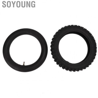 Soyoung Heavy Duty Tire Tube  Tire Inner Tube Set Explosion Proof Thick Rubber Shock Absorbing  for 50-110CC Off Road Motocross Pit Dirt Bike