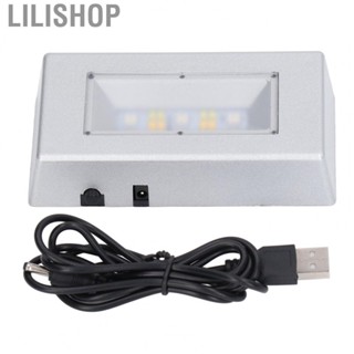 Lilishop Base For Jewellery Multi Mode Lighting Silver With USB Cable For Jewelry