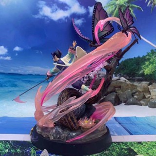 โมเดลฟิกเกอร์ รูปปั้นการ์ตูนอนิเมะ ผีเสื้อ แมลง และปีศาจ Demon Slayer Second Bomb Resonance