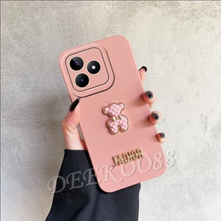 เคสโทรศัพท์มือถือแบบนิ่ม กันกระแทก กันรอยกล้อง สีพื้น สําหรับ Realme C53 C55 NFC C35 10 Pro+ Pro 5G Coca-Cola Edition 4G RealmeC53