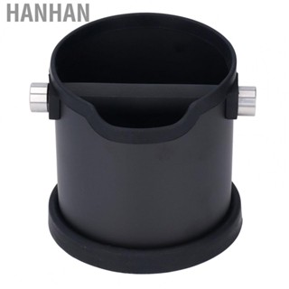 Hanhan Coffee Knock Box Stainless Steel Ground Storage Bucket Container Silicone Pad WT