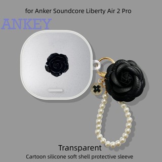 for Anker Soundcore Liberty Air 2 Pro Transparent Cover camellia Earphone Silicone Case Earbuds Soft Protective Headphone Headset Skin