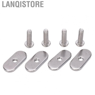 Lanqistore 4 Sets Kayak Rail Screw Stainless Steel M5 Thread Rust Proof Boat Track Nuts WT