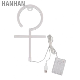 Hanhan Girl Sign Neon Light  Dual Power Supply  PVC ABS Decorative Neon Sign Flexible  for Bedroom Wall