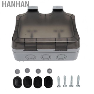 Hanhan Outdoor Sockets Switch  Outdoor Outlets Protection Cover 13A 250V Splash Proof  for Home