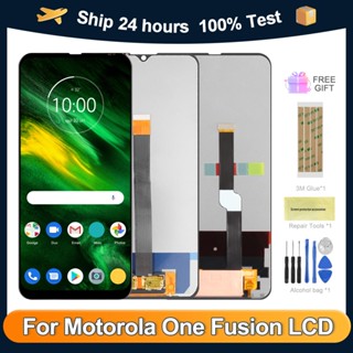 อะไหล่หน้าจอสัมผัส LCD 6.5 นิ้ว สําหรับ Motorola OneFusion Plus Moto One Fusion