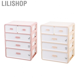 Lilishop Underwear Storage Cabinet  Grid Compartment Stable Top Space Thickened 4 Layer Underwear Organizer  for Panties for Socks