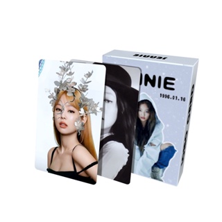 ชุดการ์ดรูปภาพโพลาไรด์ Kpop Jennie Jennie Kim เหมาะกับของขวัญ สําหรับเด็กผู้หญิง จํานวน 55 ชิ้น