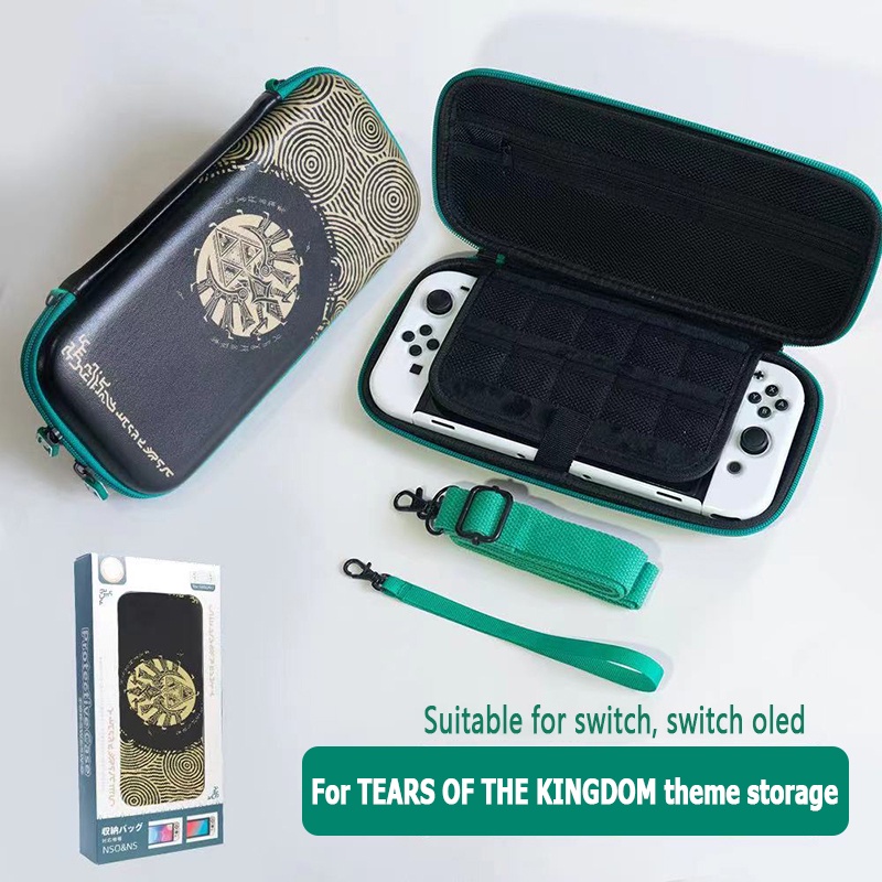Zelda Tears of Kingdom Limited กระเป๋าสะพายไหล่ อุปกรณ์เสริม สําหรับ Nintendo Switch &amp; Switch OLED