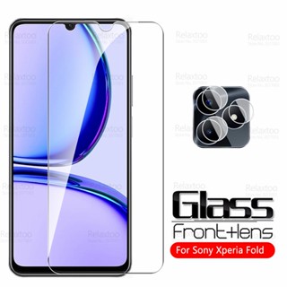 ฟิล์มกระจกนิรภัยกันรอยหน้าจอ เพื่อความปลอดภัย สําหรับ Realme C53 Glass 2To1 RealmeC53 RMX3760 Ralme Relme C 53 53C