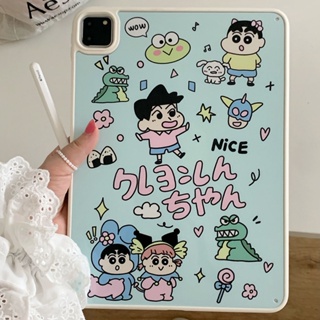 เคสแบบแข็ง ลายการ์ตูนชินจัง สําหรับ IPad 7 8 9 10 Air3 Air4 Air5 10.9 นิ้ว Pro10.5 10.2 นิ้ว Pro11 2018 2020 2021 2022