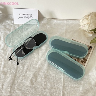 Pinkcool กล่องพลาสติกใส แบบพกพา สําหรับใส่แว่นตากันแดด