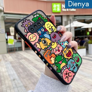 เคสโทรศัพท์มือถือ ซิลิโคนนุ่ม ใส กันกระแทก ขอบสี่เหลี่ยม ลายการ์ตูนมอนสเตอร์ สําหรับ Samsung galaxy S10 4G S10 Plus S10 Lite