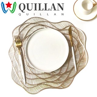 Quillan แผ่นรองจาน ฉนวนกันความร้อน ฉนวนกันความร้อน ฉนวนกันความร้อน บนโต๊ะอาหาร สเต็ก แผ่นปูโต๊ะ ร้านอาหาร ตกแต่งที่รองแก้ว