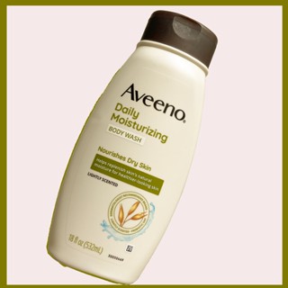 Aveeno AVEENO® Daily Moisturizing Body Wash, Lightly Scented, 18 fl oz (532 ml)💥บิ๊กบึ้มไซส์ใช้กันไปยาวนาน💥