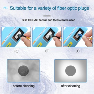 Pri เครื่องมือทําความสะอาด เชื่อมต่อออปติคอล สําหรับ SC LC ST for FC P