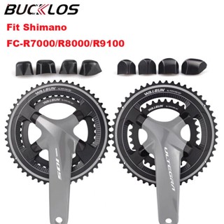 Bucklos สลักเกลียวจานหน้า อะลูมิเนียมอัลลอย สําหรับ SHIMANO R7000 R8000 R9100 4 ชิ้น