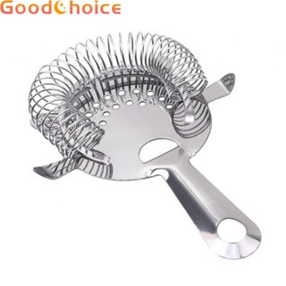 【Good】Professional Stainless Steel 4 Prong Bar Strainer Sprung Cocktail Strainer Tools【Ready Stock】