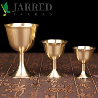 Jarred แก้วเครื่องดื่ม ทองเหลือง สําหรับร้านอาหาร ค็อกเทล แชมเปญ ปาร์ตี้