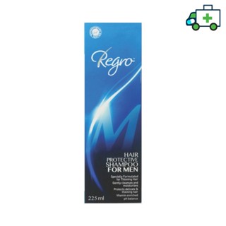 Regro Shampoo for Men 225 ml. แชมพูสำหรับผู้ชาย  สูตรเย็น [Life]