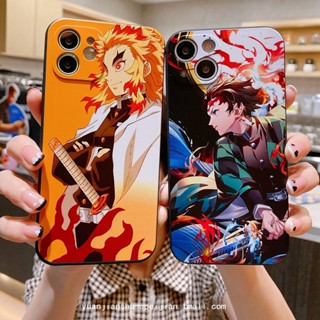 Compatible For Tecno Spark 10 Pro POVA 4 Pro Spark GO 2023 POVA 2 NEO POP 5 4 LTE Spark 8C 7T 7 Pro 6 Go Camon 18P 17P เคสโทรศัพท์มือถือ ลาย Demon Layer Rengoku Kyoujurou Boys สําหรับ