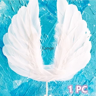 Angle Wing Feather เค้ก Topper ใส่ DIY งานแต่งงานครบรอบวันเกิดวันวาเลนไทน์ตกแต่ง