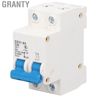 Granty Residual Current Circuit Breaker  2P Miniature Circuit Breaker 40A 220V 2P  for Electricity Industry