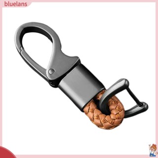 Blu พวงกุญแจเชือกถัก หนังเทียม DIY สําหรับห้อยกระเป๋า ของขวัญผู้ชาย ผู้หญิง
