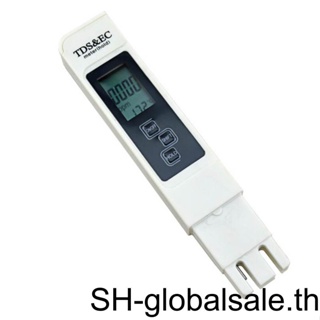 【Global】ปากกามิเตอร์ดิจิทัล วัดค่า Ph 0~9999PPM สําหรับสระว่ายน้ํา 1 ชิ้น