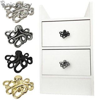 #NICEDAY-Vintage Gray Door Alloy Knobs Cupboard Cabinet Kitchen Drawer Pull Octopus Shape