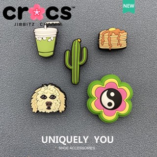 Jibbitz crocs charms หัวเข็มขัดรองเท้า อุปกรณ์เสริมรองเท้า ไทเก็ก กระบองเพชร DIY สนุก อินเทรนด์ ตกแต่งหัวเข็มขัด