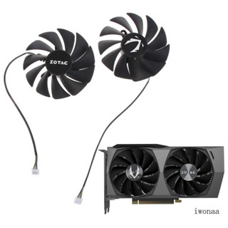 Iwo พัดลมระบายความร้อน 89 มม. 12V 4Pin GA92S2U VGA สําหรับการ์ดจอ ZOTAC GAMING GeForce RTX3060 RTX3060Ti Twin Edge OC 1 ชิ้น