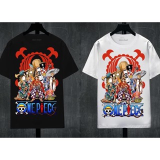 S-5XL One Piece Wano เสื้อยืดแขนสั้น