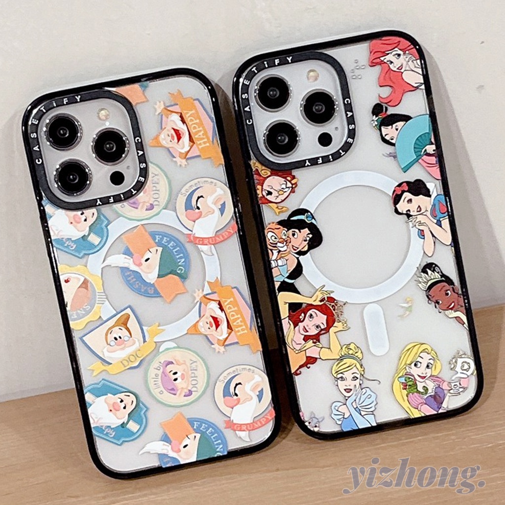 เคสโทรศัพท์มือถือ TPU แบบนิ่ม พิมพ์ลายการ์ตูนเจ้าหญิงสโนว์ไวท์ ป้องกันรอยขีดข่วน สําหรับ iPhone 15 14 Pro Max 11 13 12Pro