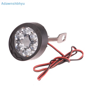 Adhyu ไฟตัดหมอก Led 6 ดวง 12V ทรงวงรี สว่างมาก สีขาว สําหรับรถจักรยานยนต์ TH