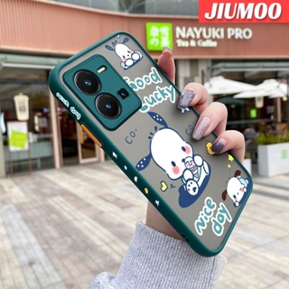 เคสโทรศัพท์มือถือ ซิลิโคน ใส กันกระแทก ลายการ์ตูน Pochacco สําหรับ vivo Y35