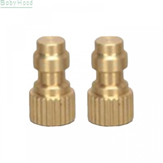 【Big Discounts】Brass Material 2 Blind Plugs for 8mm Quick Connectors to Keep Your Gear Clean#BBHOOD