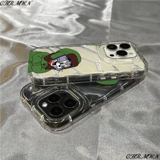 /plus// เคสโทรศัพท์มือถือนิ่ม แบบใส ลาย Tom sins น่ารัก สําหรับ Iphone Apple 1312 8 14promax 7 11xr