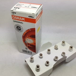 Osram หลอดไฟอ่านหนังสือ ติดป้ายทะเบียนรถยนต์ C10W 12V 10W 6411 41 42 43 มม.