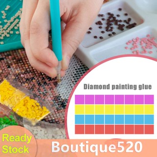 [boutique520.th] กาวขี้ผึ้ง สําหรับงานจิตรกรรมเม็ดบีด ทรงเพชร DIY 32 ชิ้น ต่อชุด