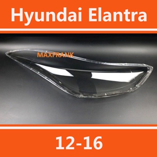 HYUNDAI ELANTRA 12 13 14 15 16 HEADLAMP COVER   HEADLIGHT COVER   HEADLAMP LENS   HEADLIGHT LENS ฝาครอบไฟหน้า / ฝาครอบไฟหน้าตรงรุ่น สำหรับ / ฝาครอบไฟหน้าสําหรับ / ฝาครอบเลนส์ไฟหน้า รถยนต์สําหรับ / เลนส์ไฟหน้า