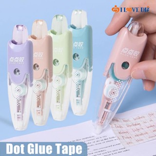 เทปกาวสองหน้า แบบรีฟิล ลายจุด สําหรับตกแต่งสมุดภาพ DIY