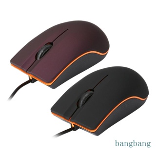 Bang เมาส์ออปติคอลเล่นเกม แบบใช้สาย USB 3D 1200DPI สําหรับ PC