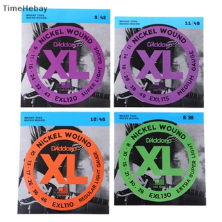 Timehebay EXL110 EXL115 EXL120 EXL130 XL สายกีตาร์ไฟฟ้า นิกเกิล ทรงกลม