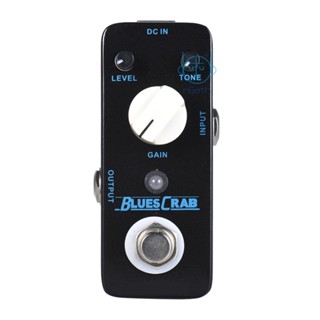 [พร้อมส่ง] Mooer Blues CRAB Blues Overdrive แป้นเหยียบเอฟเฟคกีตาร์ แบบโลหะ