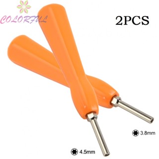 【COLORFUL】Screwdriver 112mm Easy To Use Hardened Steel Orange Precision Brand New