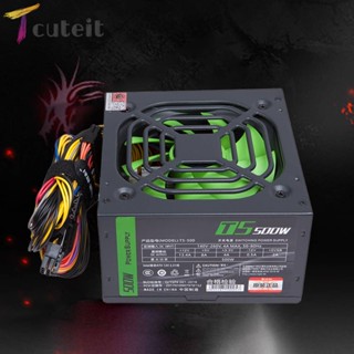 พาวเวอร์ซัพพลาย 6Pin PSU 2 SATA ATX แบบคู่ สําหรับคอมพิวเตอร์ตั้งโต๊ะ