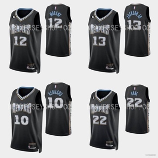 เสื้อกีฬาบาสเก็ตบอล NP2 22-23 NBA Jersey Grizzlies Morant Jackson Kennard Bane สีดํา สําหรับผู้ชาย และผู้หญิง PN2